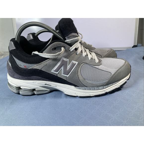 New Balance 2002R Men\'s Running Shoes Grey Navy Blue Suede Sneakers Size 10 main image 10